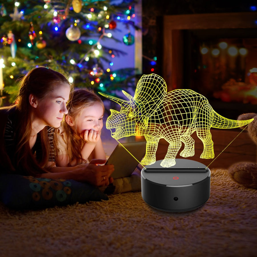 Đèn Bàn 3D 7 Màu Điều Khiển Từ Xa Để Bàn DB2- 2019